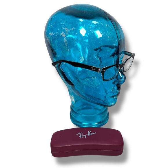 Ray Ban RB1533 Eyeglass Frame Kids Adults Black Clear Full Rim Plastic 47-16-130 - Picture 1 of 11